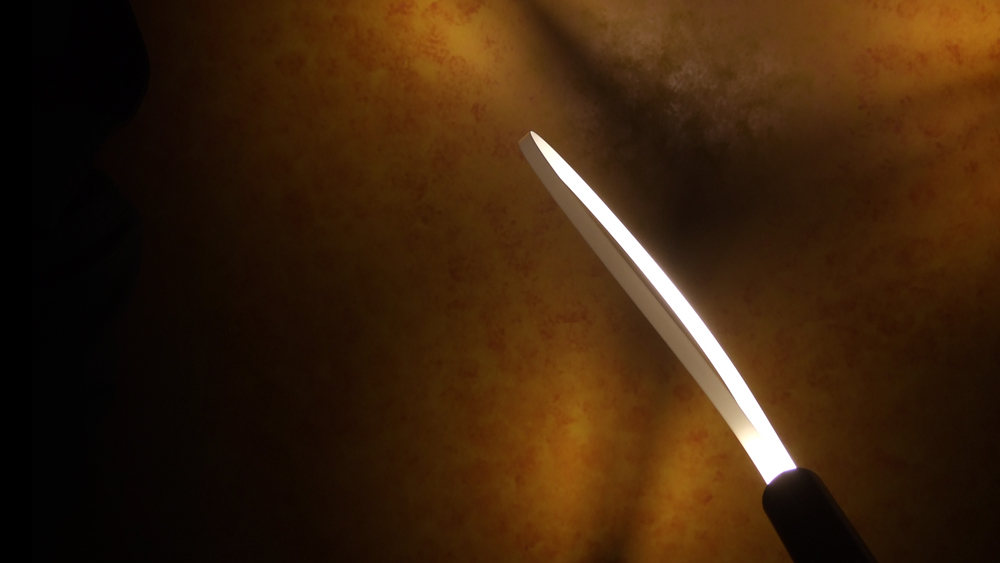 LED Design Leuchte Schattenwurf an der Decke