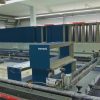 KAOX Wellpappregal hochwertiger Siebdruck in der Druckerei KAOX Wellpappregal CD Regal mit hochwertigem Siebdruck in der Druckerei