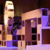 KAOX Wellpappmöbel im Theater Bühnenbild 2 Bühnenbild aus Wellpappe im Leipziger Gewandhaus