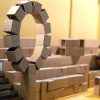 KAOX Wellpappmöbel im Theater Entwurf Bühnenbild KAOX Wellpappmöbel im Theater in Leipzig Gewandhaus: Entwurf Bühnenbild